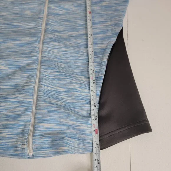 Footjoy FJ Womens Blue Performance Full Zip Golf Jacket Size Small Active Sporty - Picture 8 of 13